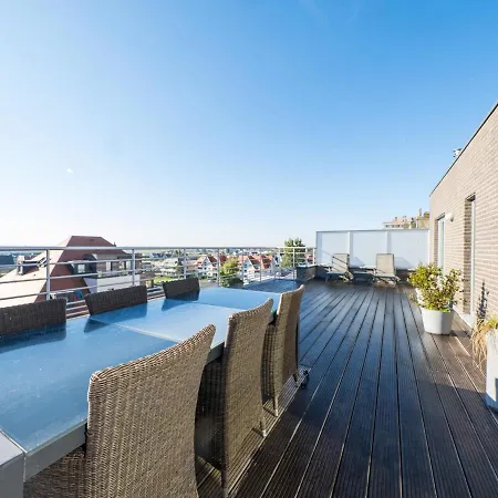 Lägenhet Exclusive Penthouse With 2 Sunny Terraces Middelkerke